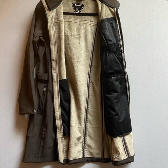 NWT Killtec hooded fleece lined water resistant jacket Sz 14 - Picture 3 of 16